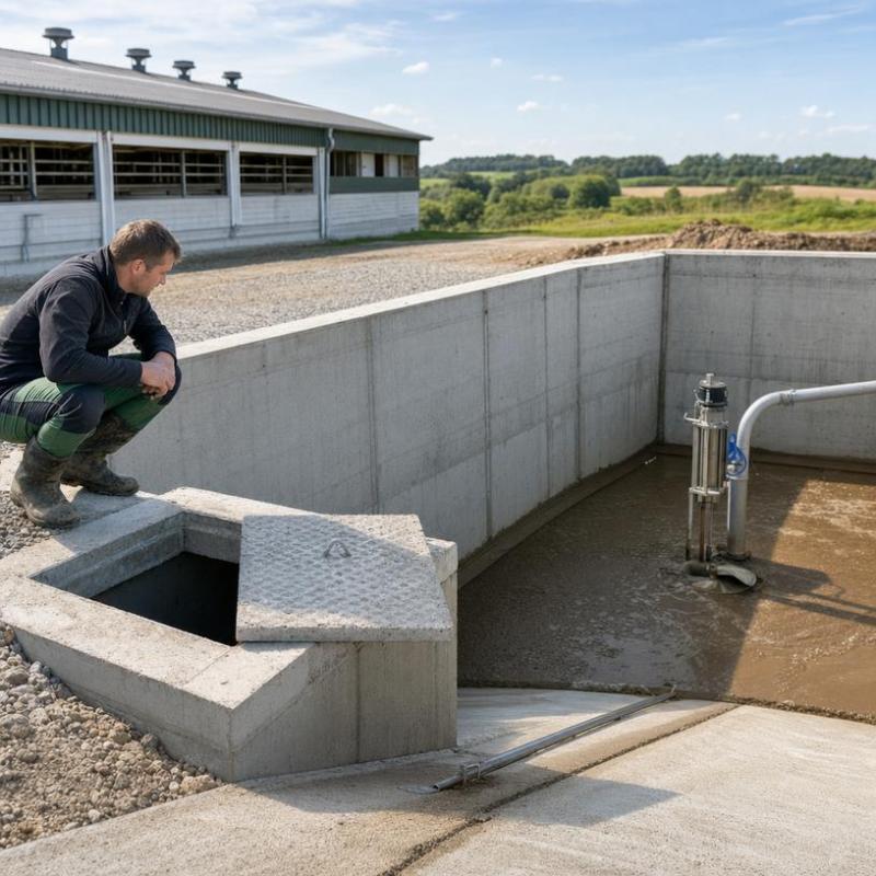 Pourquoi une fosse &agrave; lisier bien con&ccedil;ue facilite l'entretien des exploitations agricoles &agrave; Valentigney ?